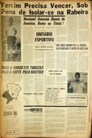 Página do jornal Unitário de novembro de 1966