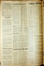 Página do jornal Unitário de novembro de 1966