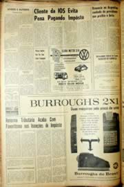 Página do jornal Unitário de novembro de 1966