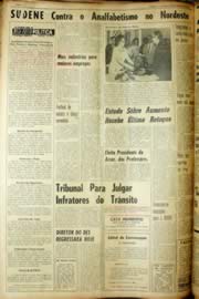 Página do jornal Unitário de novembro de 1966
