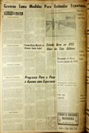Página do jornal Unitário de dezembro de 1966