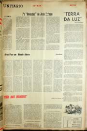 Página do jornal Unitário de dezembro de 1966