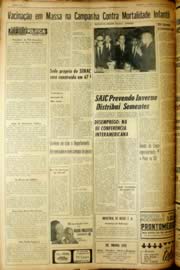 Página do jornal Unitário de dezembro de 1966
