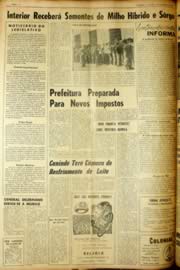 Página do jornal Unitário de dezembro de 1966