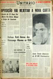 Página do jornal Unitário de dezembro de 1966