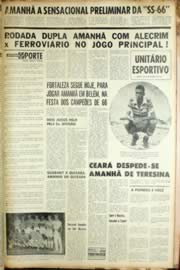 Página do jornal Unitário de dezembro de 1966