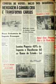 Página do jornal Unitário de dezembro de 1966