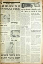 Página do jornal Unitário de dezembro de 1966