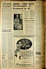 Página do jornal Unitário de dezembro de 1966