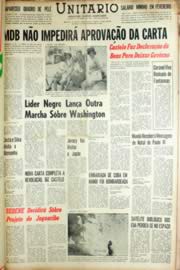 Página do jornal Unitário de dezembro de 1966