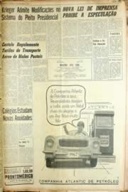 Página do jornal Unitário de dezembro de 1966