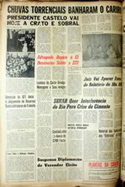 Página do jornal Unitário de dezembro de 1966