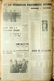 Página do jornal Unitário de dezembro de 1966