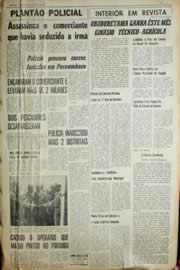 Página do jornal Unitário de abril de 1968