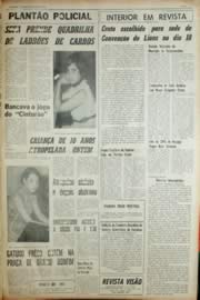 Página do jornal Unitário de abril de 1968
