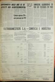 Página do jornal Unitário de abril de 1968