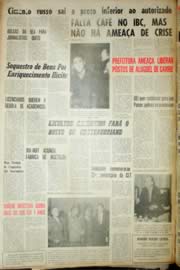 Página do jornal Unitário de abril de 1968