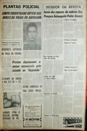 Página do jornal Unitário de abril de 1968