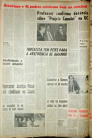 Página do jornal Unitário de abril de 1968