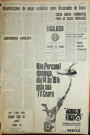 Página do jornal Unitário de abril de 1968