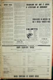 Página do jornal Unitário de abril de 1968