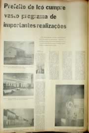 Página do jornal Unitário de abril de 1968