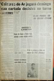 Página do jornal Unitário de abril de 1968