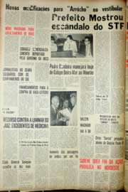 Página do jornal Unitário de abril de 1968