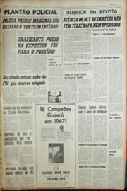 Página do jornal Unitário de abril de 1968