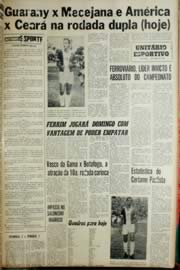 Página do jornal Unitário de abril de 1968