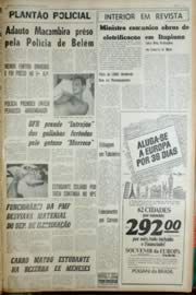 Página do jornal Unitário de abril de 1968
