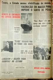 Página do jornal Unitário de abril de 1968