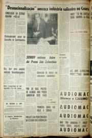 Página do jornal Unitário de maio de 1968