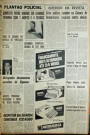 Página do jornal Unitário de maio de 1968