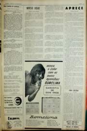 Página do jornal Unitário de maio de 1968