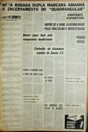 Página do jornal Unitário de maio de 1968