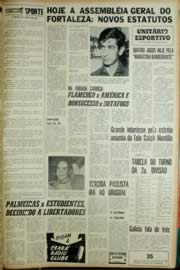 Página do jornal Unitário de maio de 1968