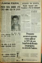 Página do jornal Unitário de maio de 1968