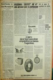 Página do jornal Unitário de maio de 1968