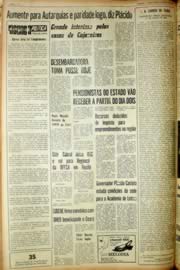 Página do jornal Unitário de maio de 1968