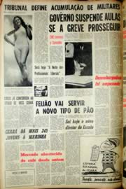 Página do jornal Unitário de maio de 1968