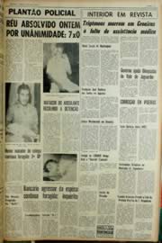 Página do jornal Unitário de maio de 1968