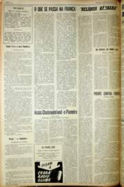 Página do jornal Unitário de maio de 1968