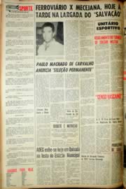 Página do jornal Unitário de maio de 1968