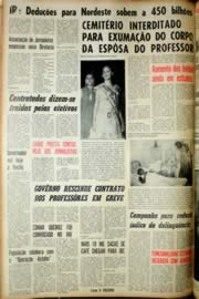 Página do jornal Unitário de maio de 1968