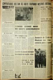 Página do jornal Unitário de maio de 1968