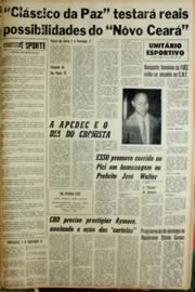 Página do jornal Unitário de maio de 1968