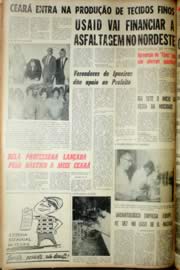 Página do jornal Unitário de maio de 1968