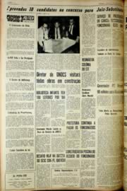 Página do jornal Unitário de junho de 1968
