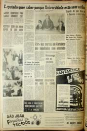 Página do jornal Unitário de junho de 1968